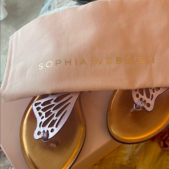Sophia Webster Gold and Purple Glamorous Sandals - Picture 8 of 8